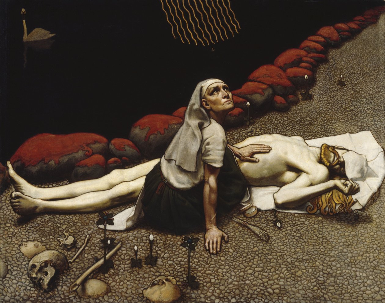 La Mère de Lemminkäinen - Akseli Gallen-Kallela