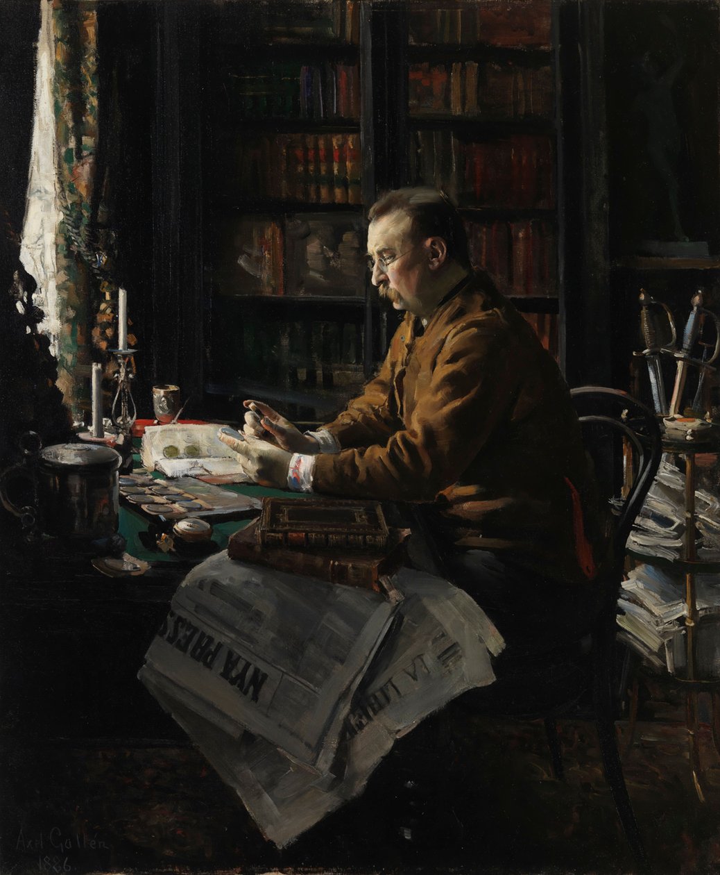 Portrait du docteur Herman Frithiof Antell - Akseli Gallen-Kallela