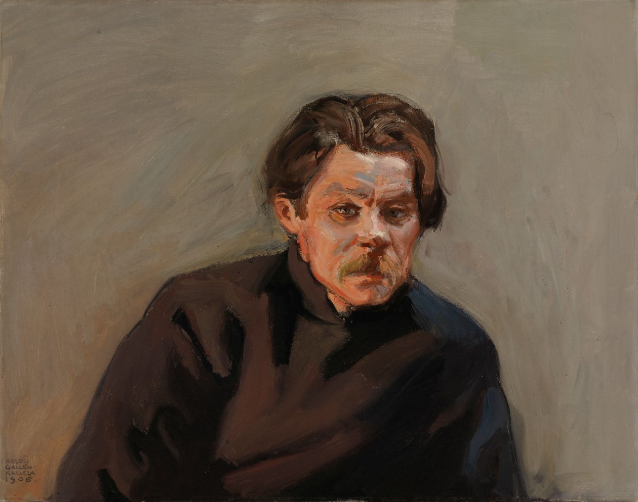 Portrait de Maxime Gorki - Akseli Gallen-Kallela