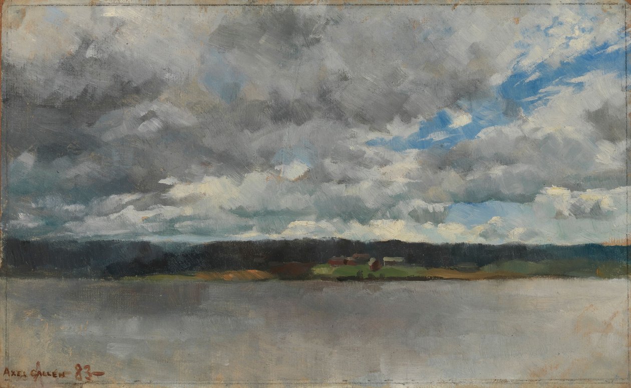 Nuages de pluie au-dessus d