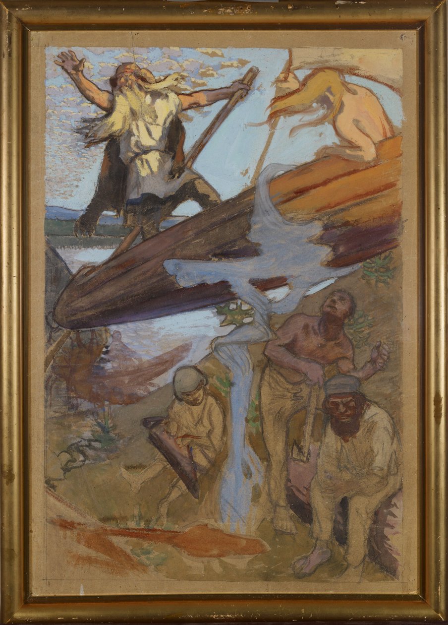 Le départ de Väinämöinen - Akseli Gallen-Kallela