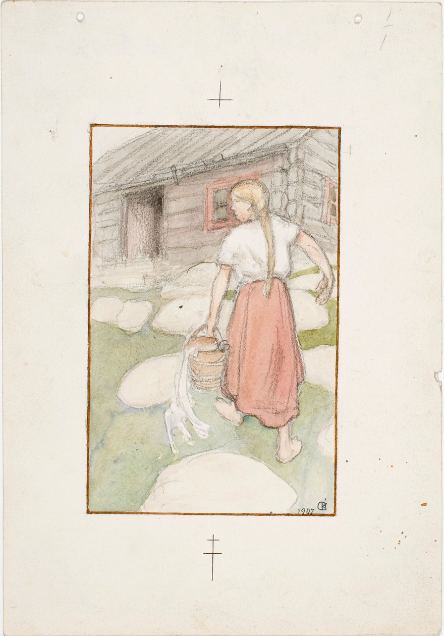 La belle Venla - Akseli Gallen-Kallela