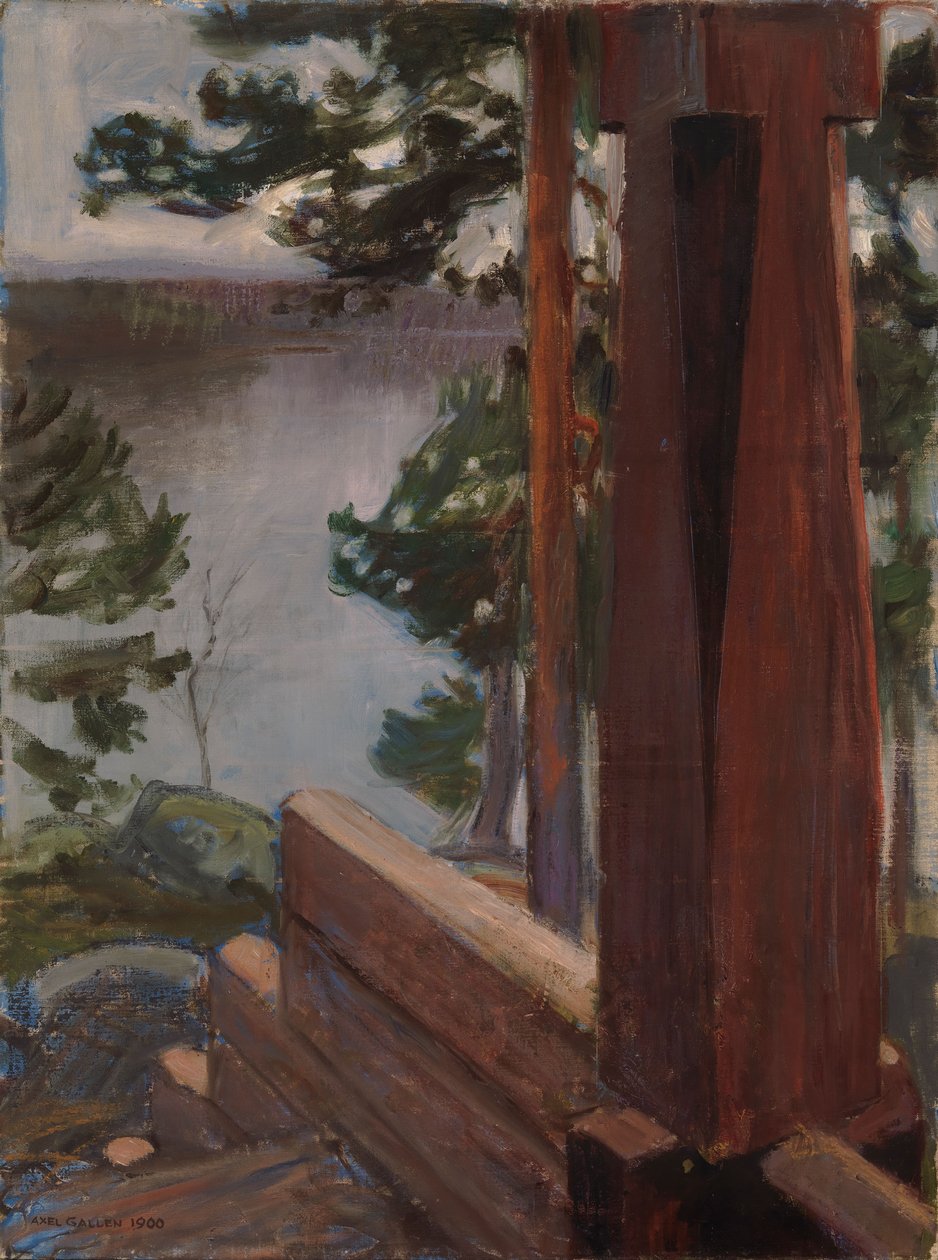 Le porche de Kalela - Akseli Gallen-Kallela