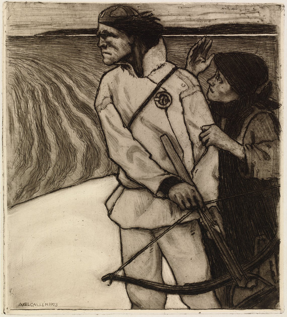 La vengeance de Joukahainen - Akseli Gallen-Kallela