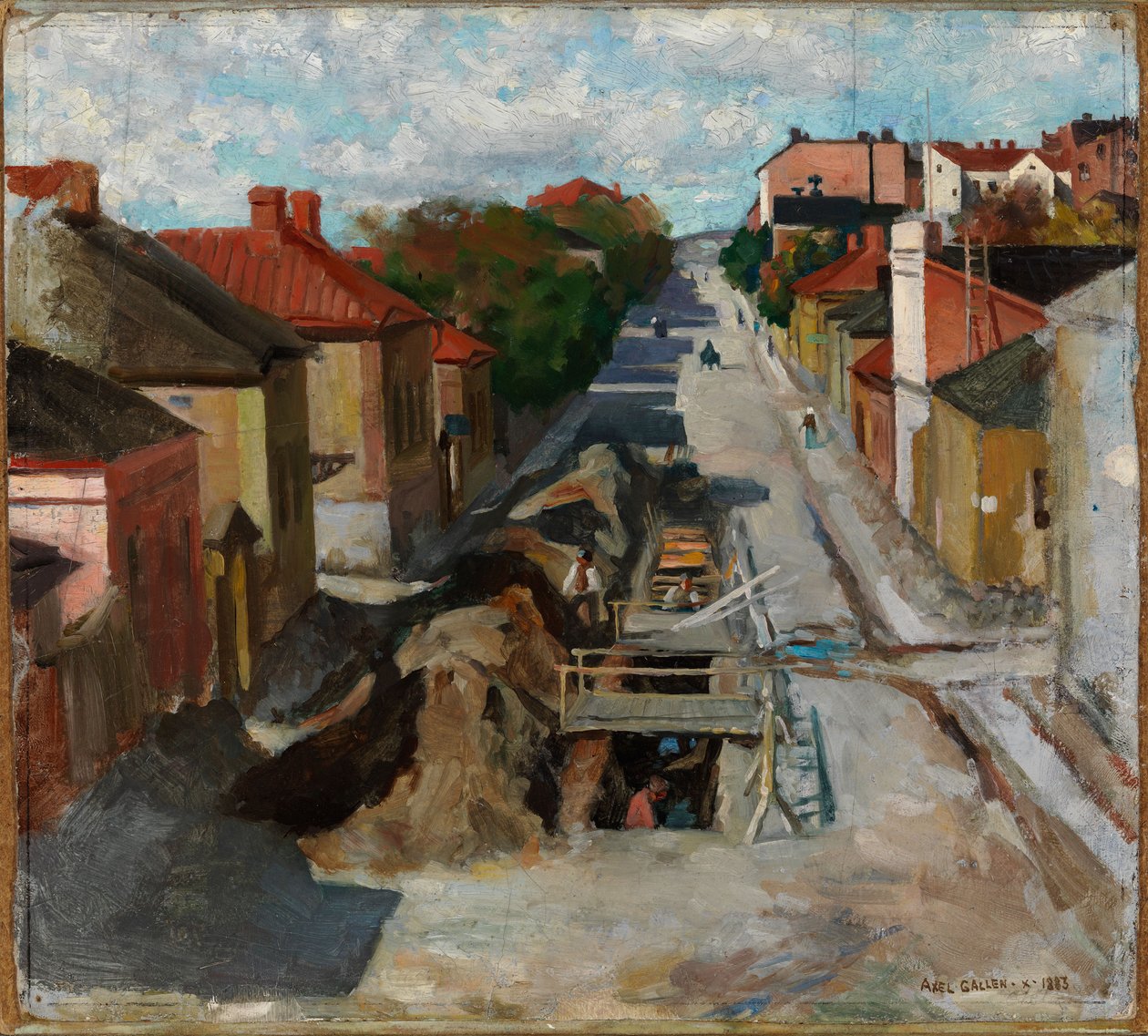 Vue depuis Fredrikinkatu - Akseli Gallen-Kallela