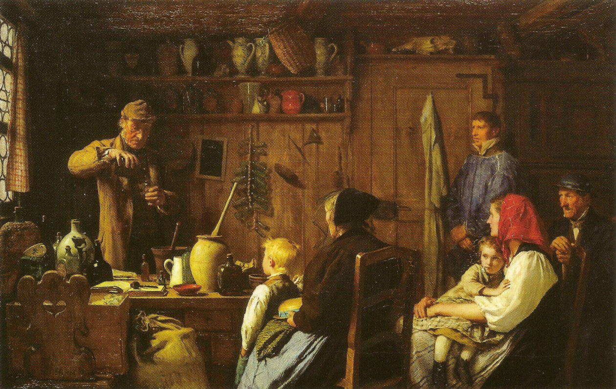 Le Charlatan - Albert Anker