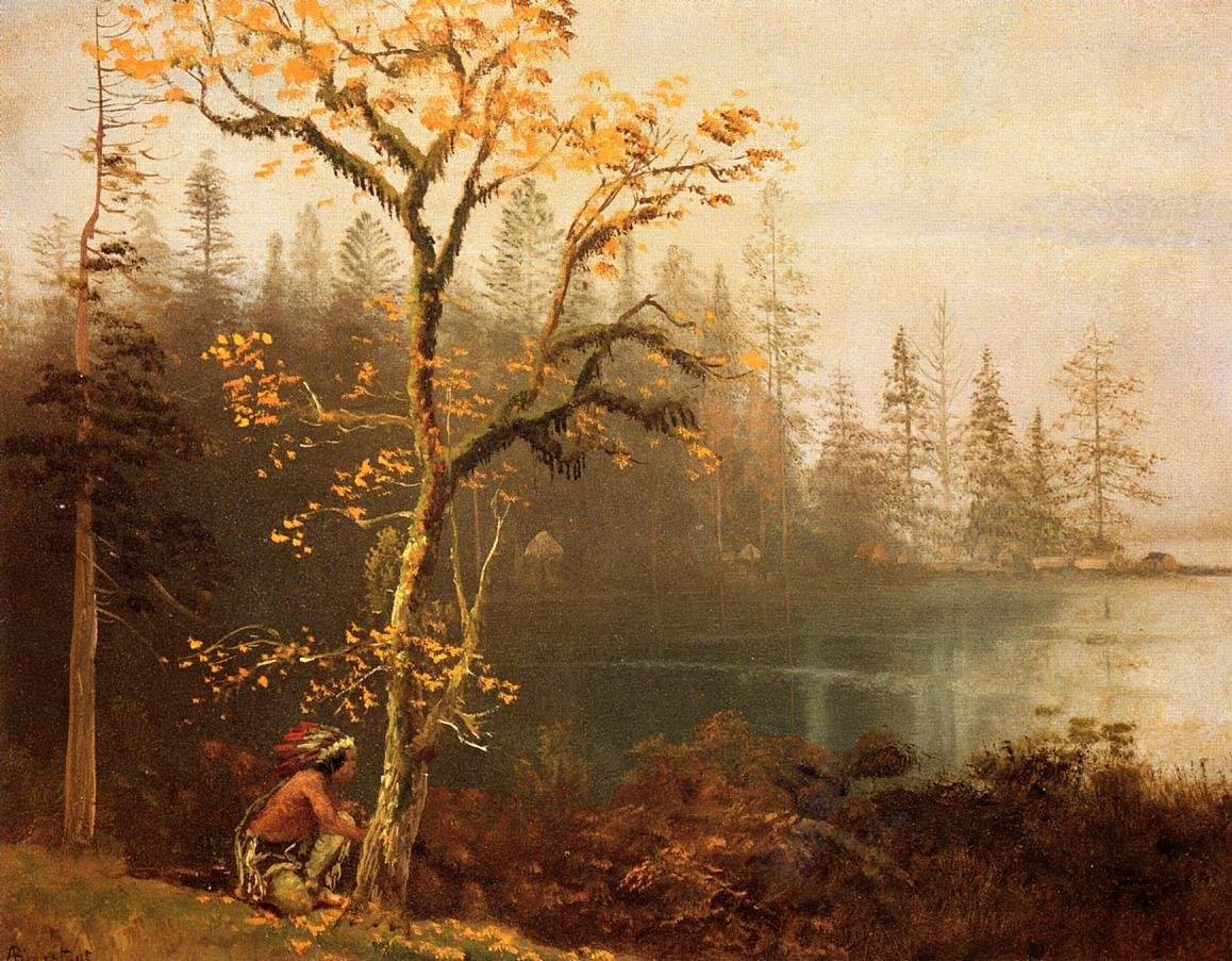 Éclaireur indien - Albert Bierstadt