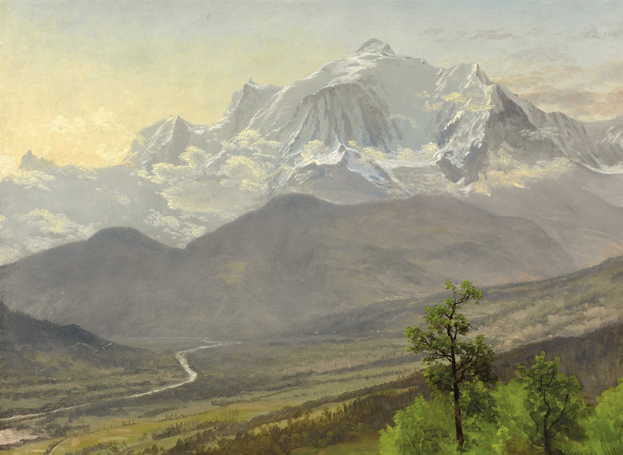 Mont Blanc von Albert Bierstadt