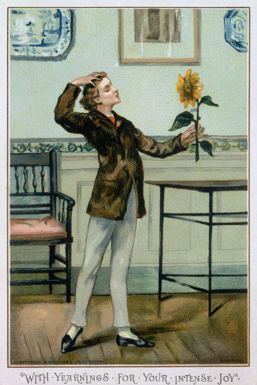Avec des désirs pour votre intense joie, carte de Noël victorienne, publiée par Hildesheimer und Faulkner, Londres, vers 1880 - Albert Jnr. Ludovici