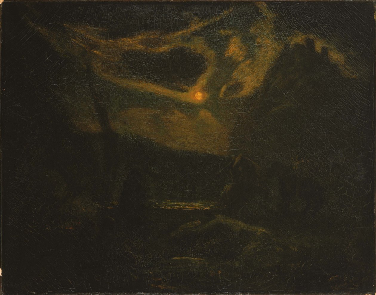 Macbeth et les sorcières - Albert Pinkham Ryder