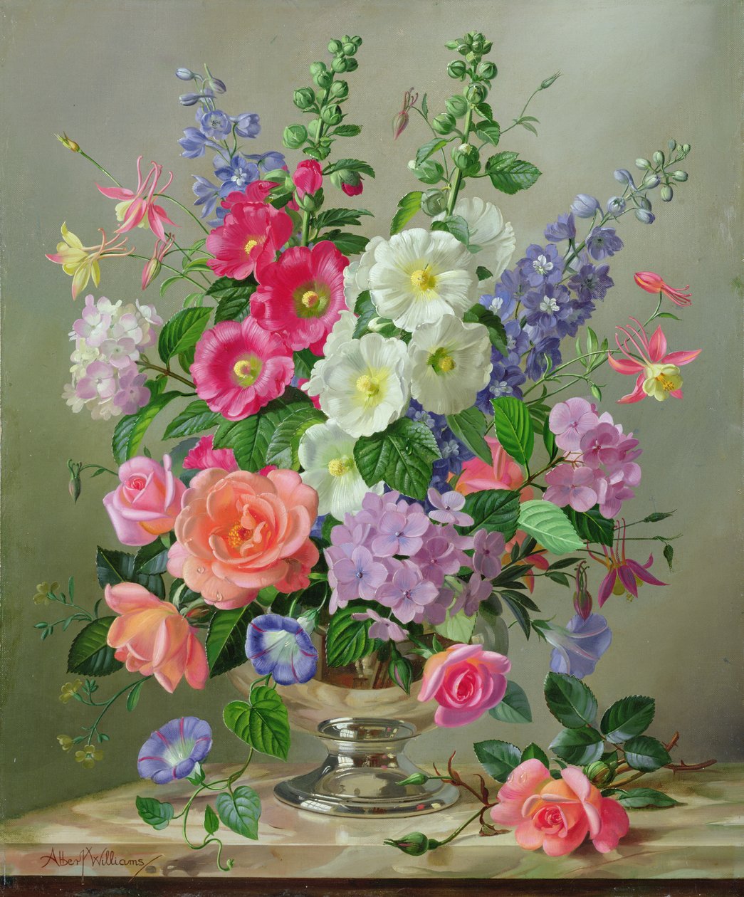 Arrangement floral de septembre - Albert Williams