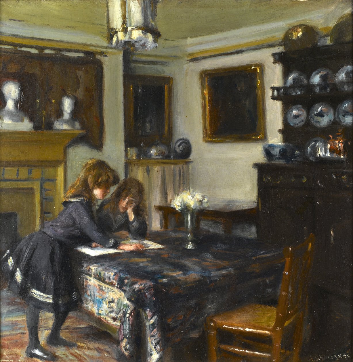La salle à manger de John Singer Sargent, vers 1884 - Albert de Belleroche