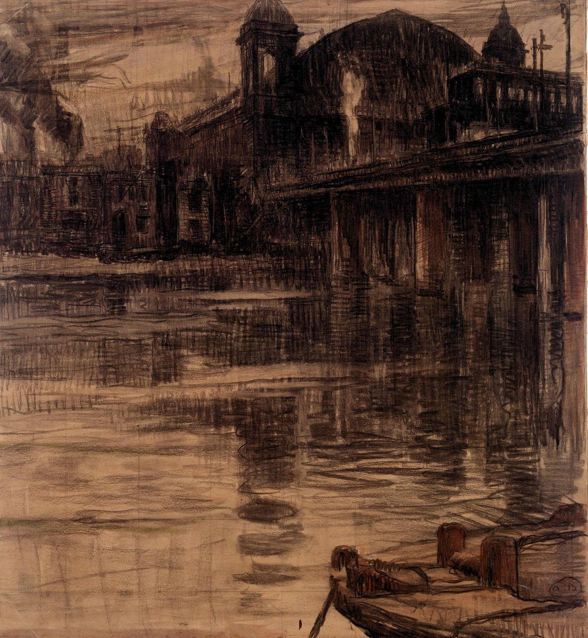 Gare de Cannon Street à Londres - Albert Baertsoen