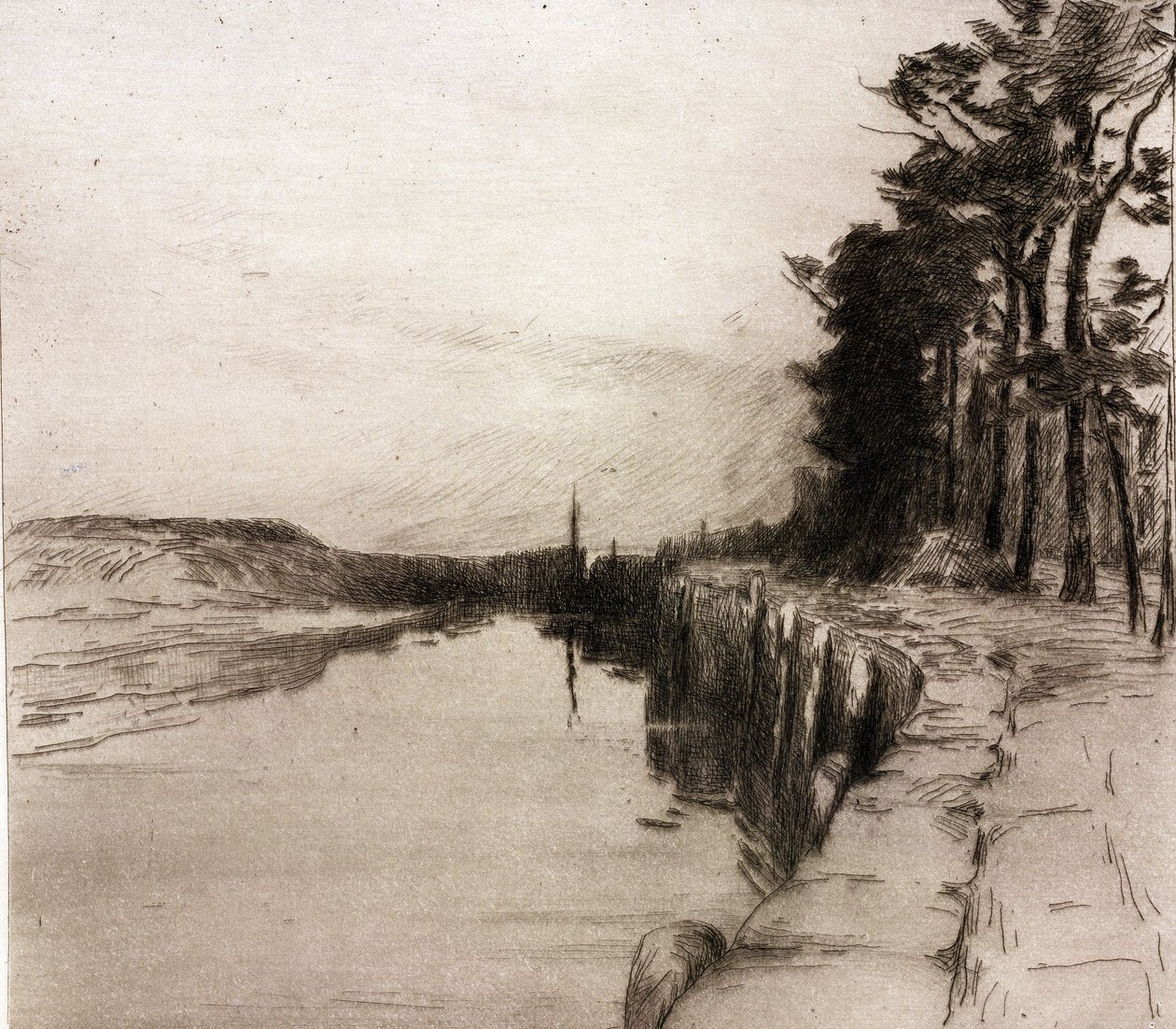 Vieux pont (Diksmuide) - Albert Baertsoen