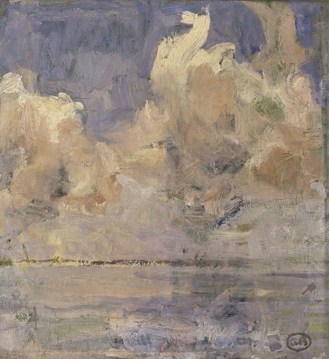 Des nuages au-dessus de la mer - Albert Baertsoen