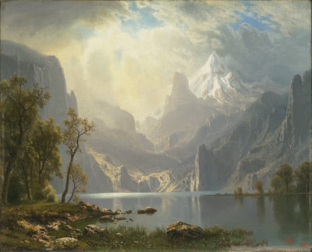 Dans les Sierras / Lac Tahoe - Albert Bierstadt