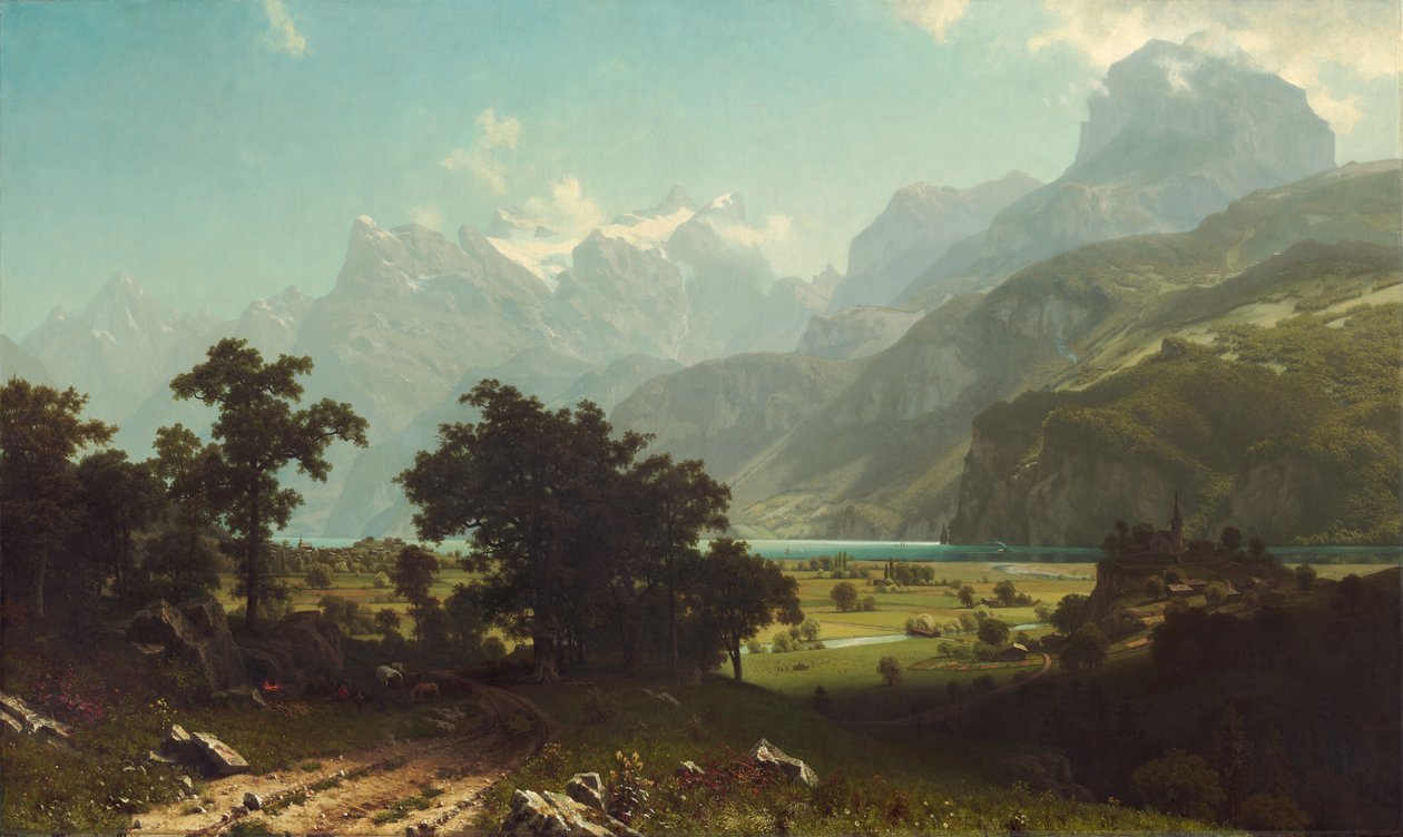 Lac de Lucerne - Albert Bierstadt