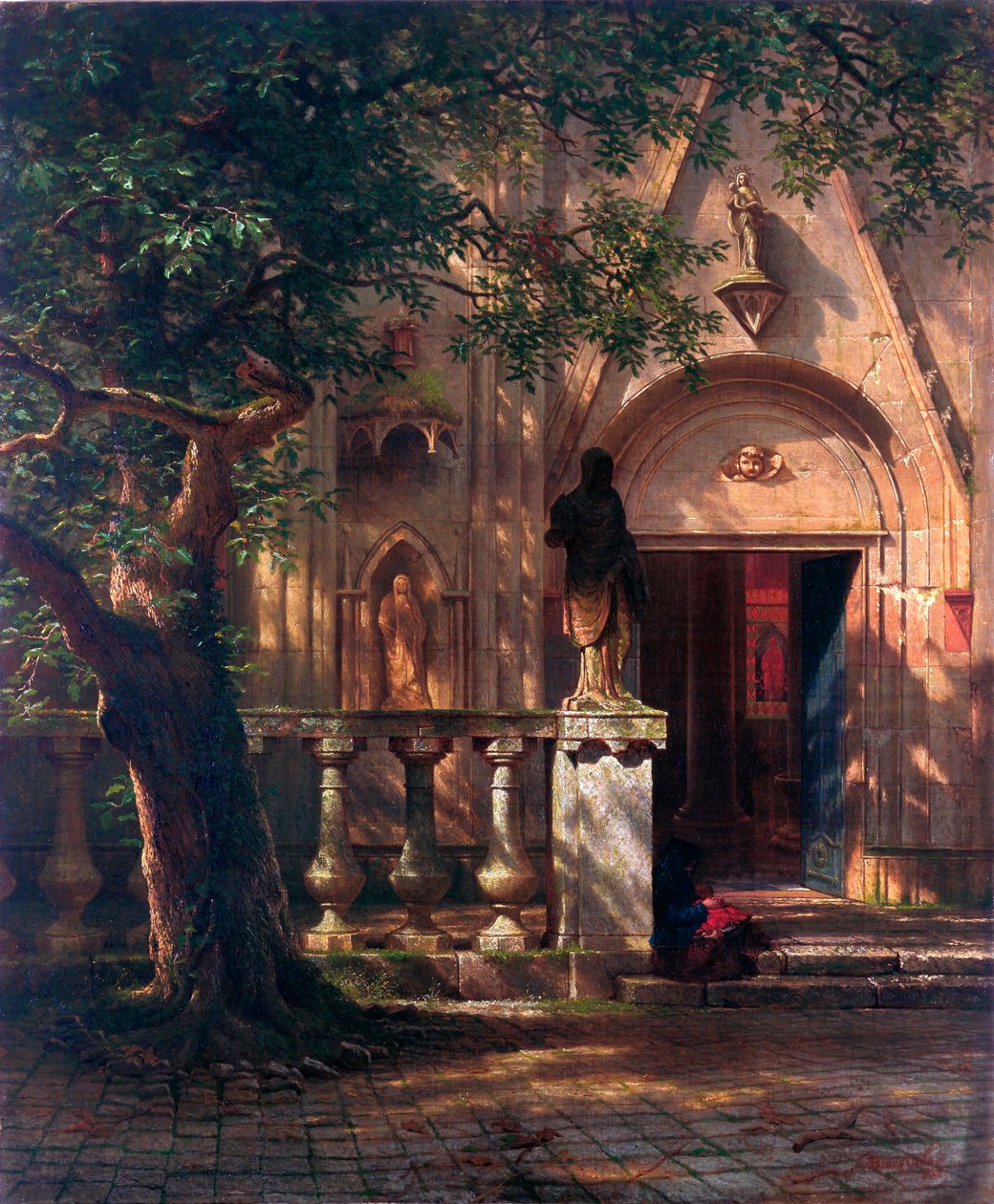 Lumière du soleil et ombre - Albert Bierstadt