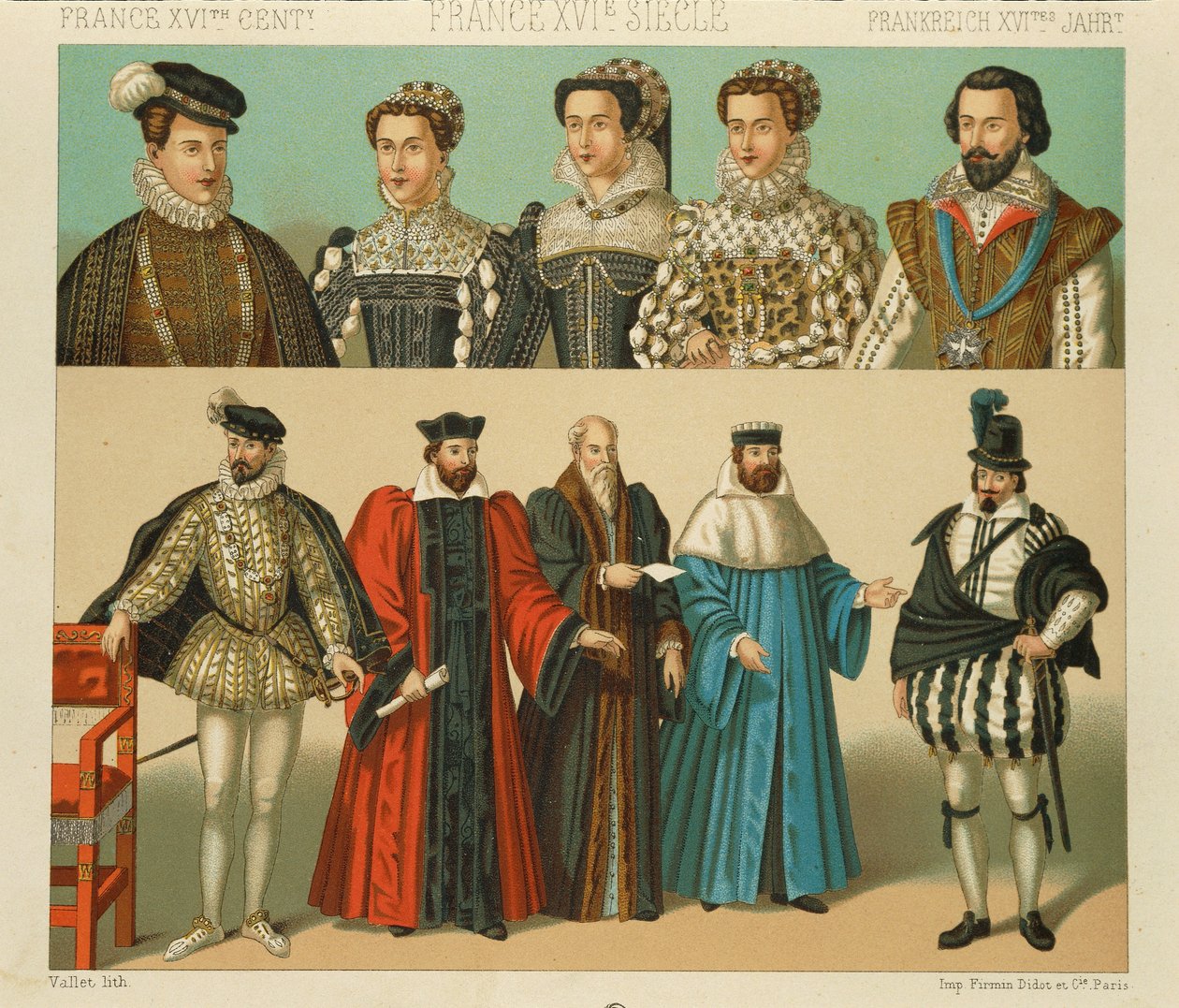 Le Costume Historique par Auguste Racinet, Volume IV - Albert Charles August Racinet