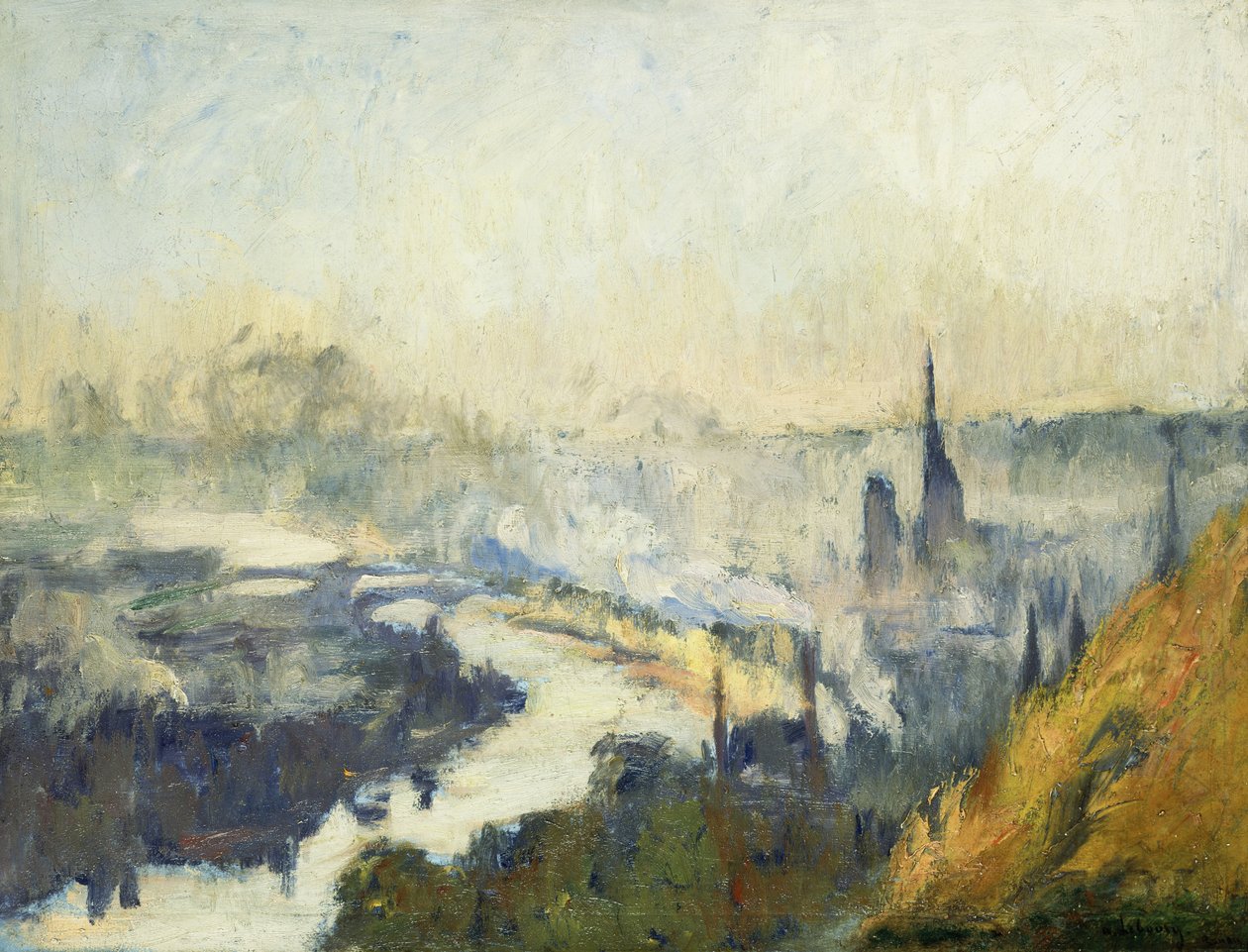 Montagne de Sainte-Catherine, Rouen - Albert Charles Lebourg