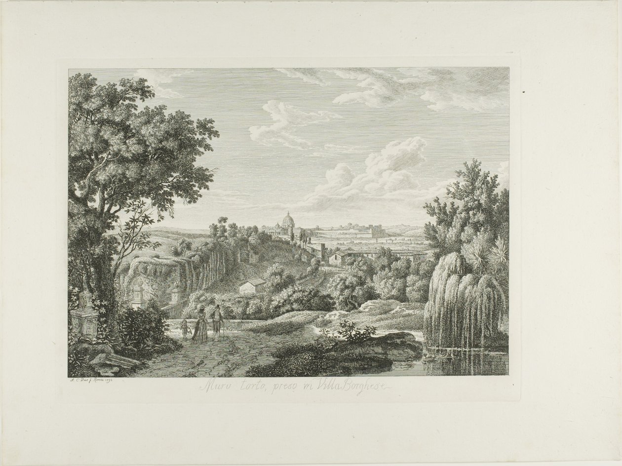 Vue du mur d