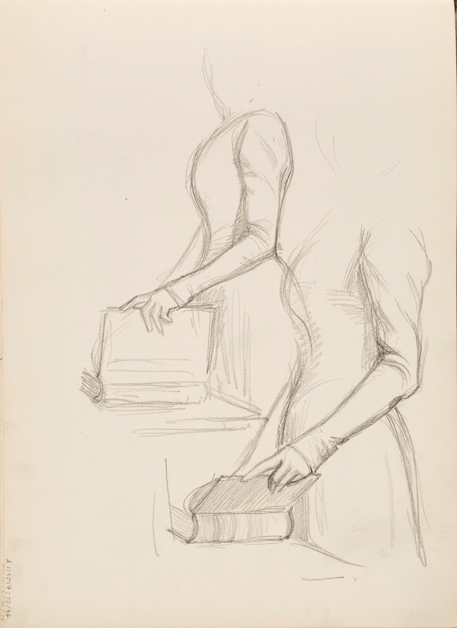 Camille Vallery-Radot, esquisse de portrait - Albert Edelfelt