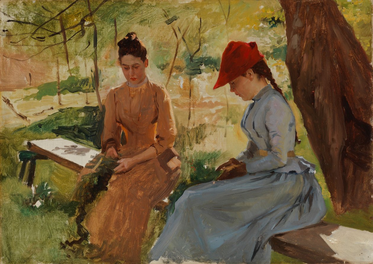 « Guirlandes de filles » (Annie et Berta, les sœurs de l