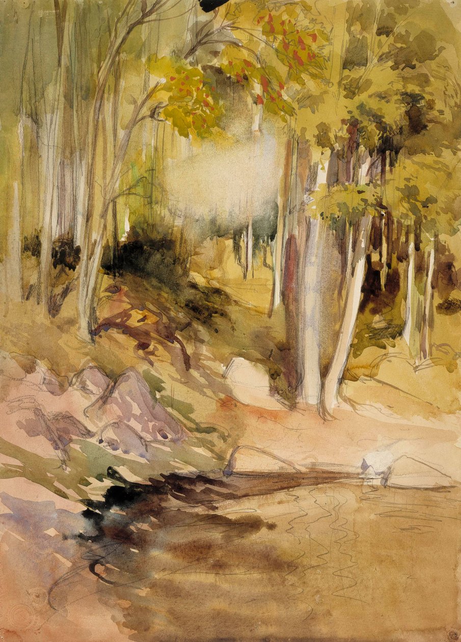 Dans les bois - Albert Edelfelt