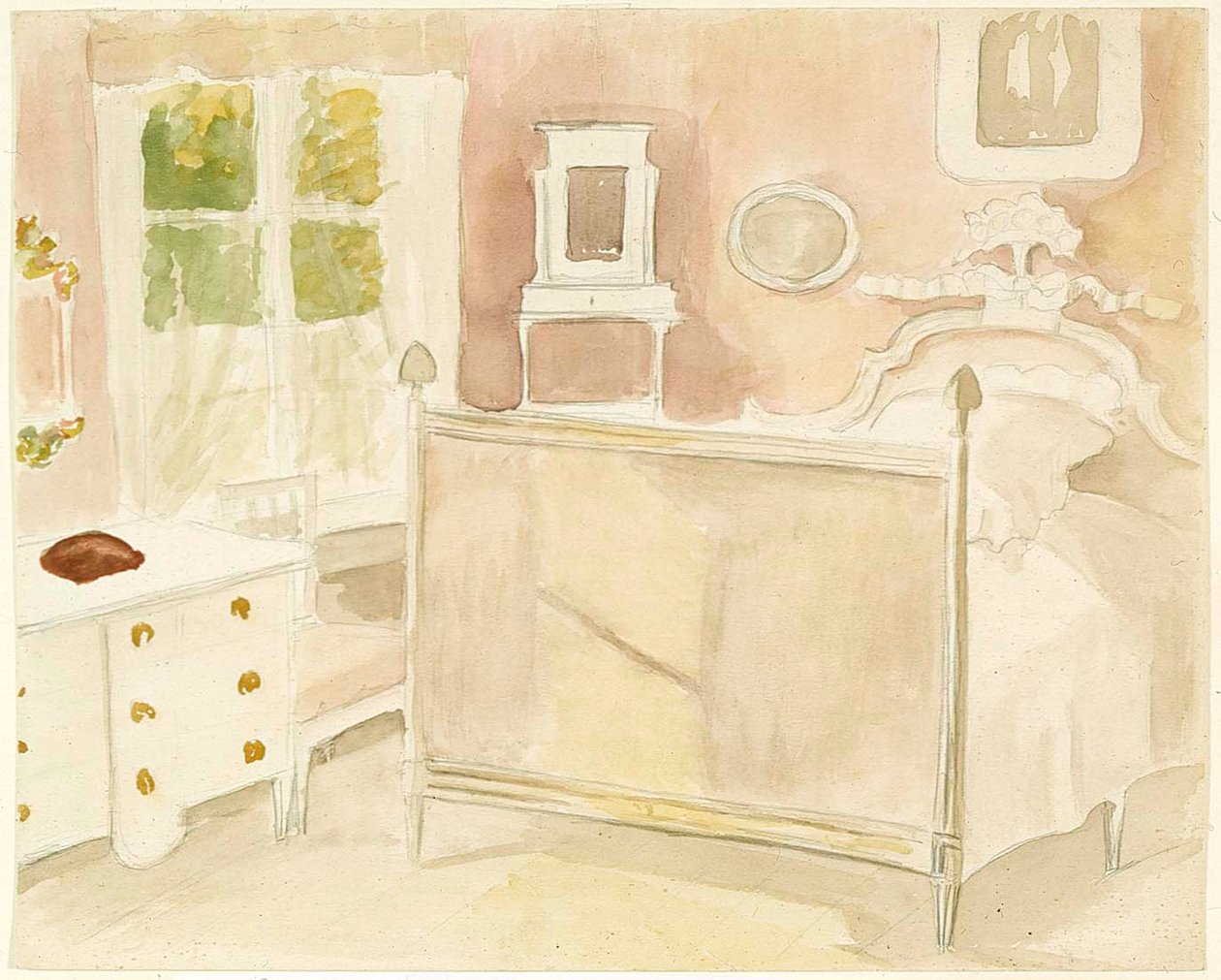Intérieur de la villa Haikko - Albert Edelfelt