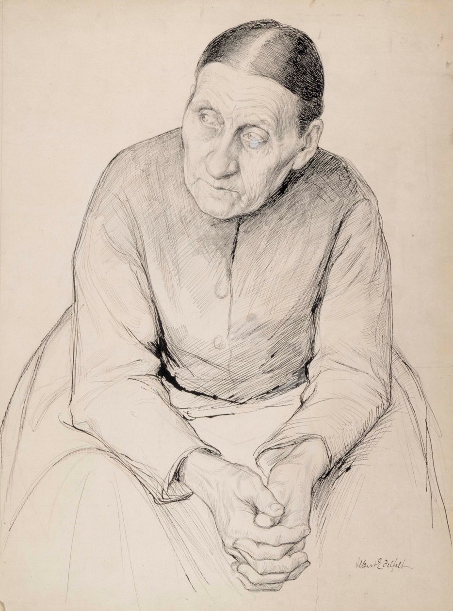 Vieille paysanne - Albert Edelfelt