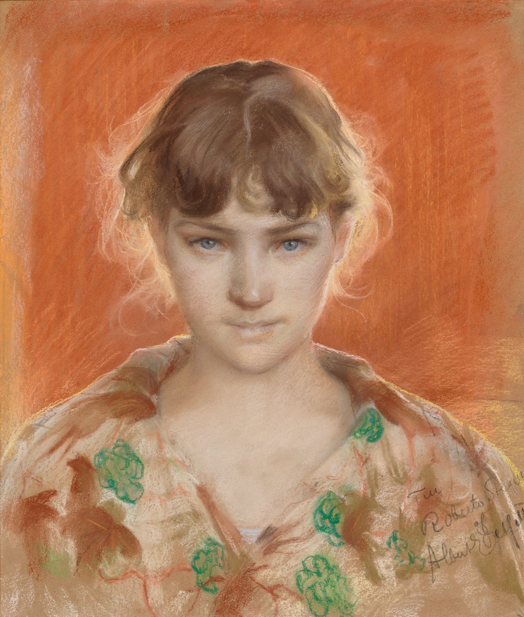 Mannequin parisienne en robe de chambre (Mannequin parisienne en robe) - Albert Edelfelt