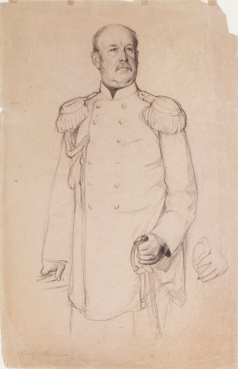 Portrait du général Adolf Aminoff - Albert Edelfelt