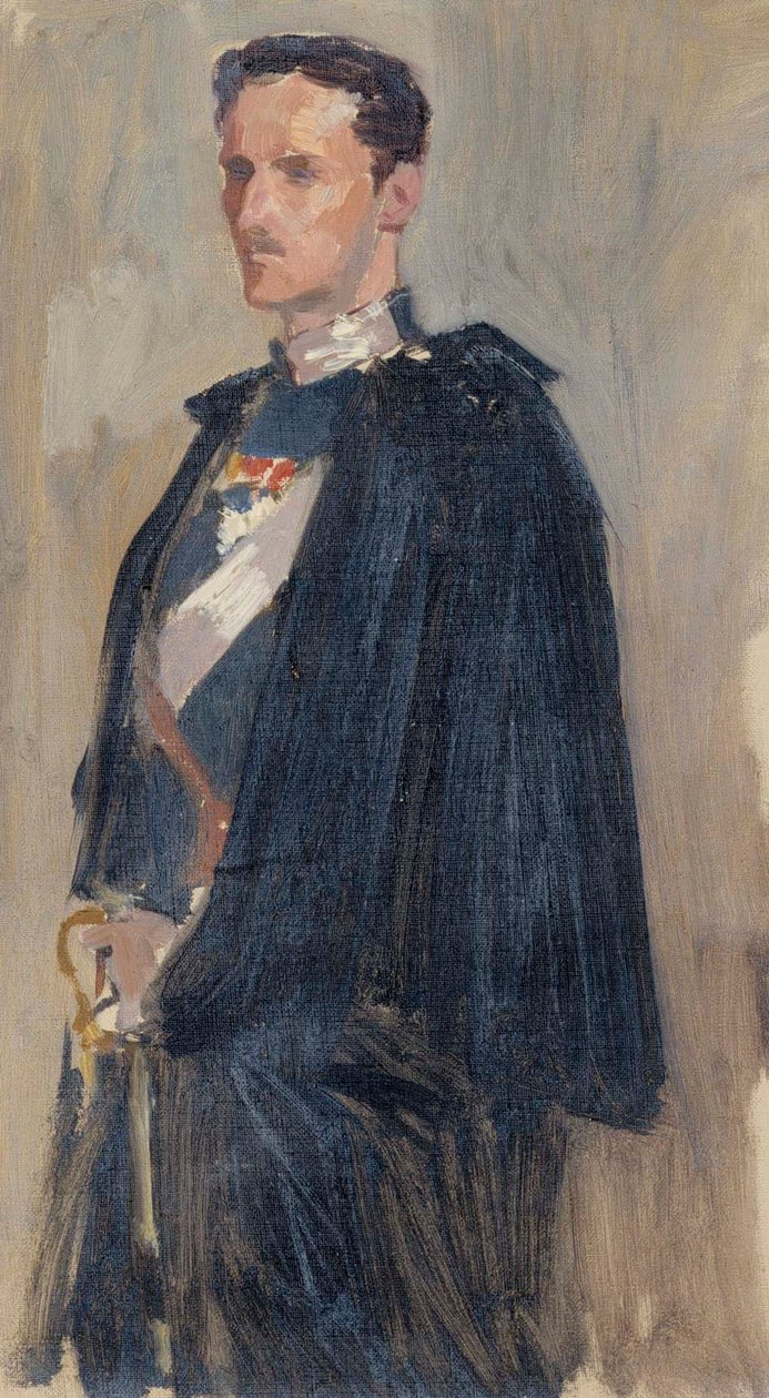 Esquisse pour le portrait du prince Carl - Albert Edelfelt