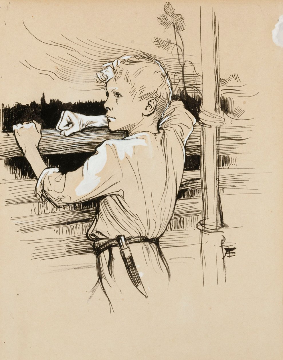 Le petit soldat - Albert Edelfelt