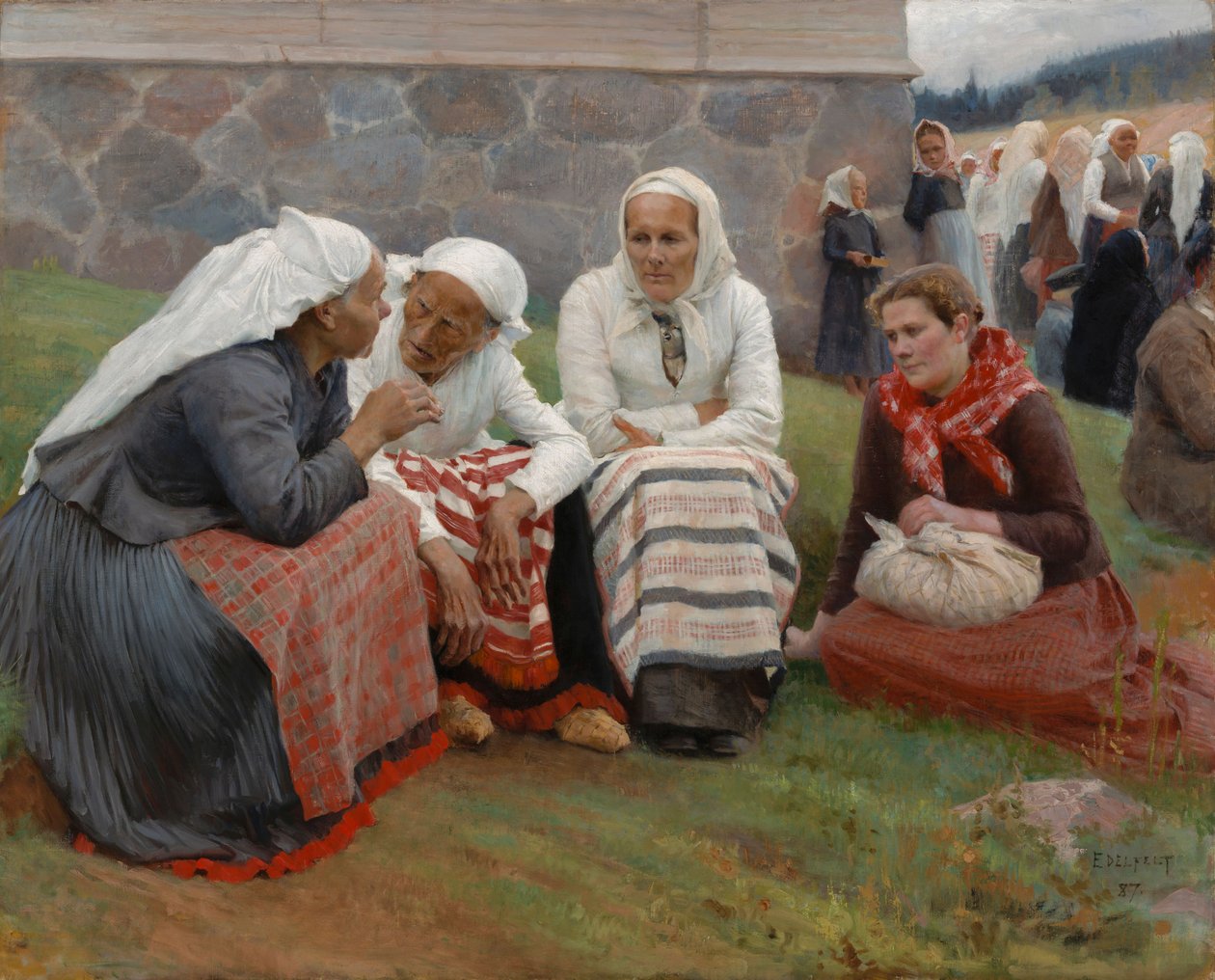 Femmes de Ruokolahti sur la colline de l