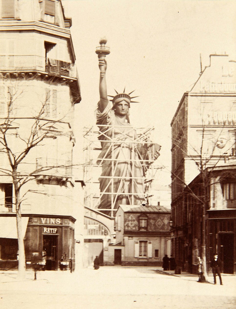 Assemblage de la Statue de la Liberté, Paris - Albert Fernique