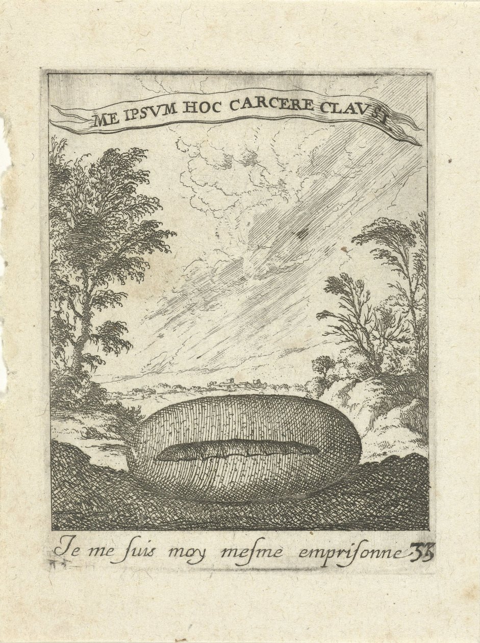 Paysage avec cocon - Albert Flamen