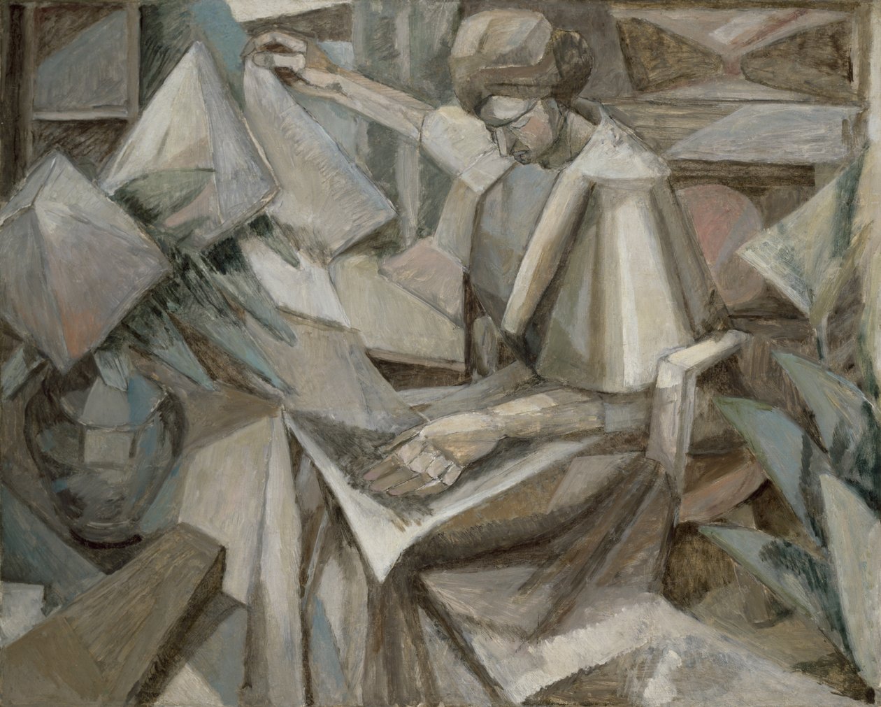 Femme avec Phlox - Albert Gleizes