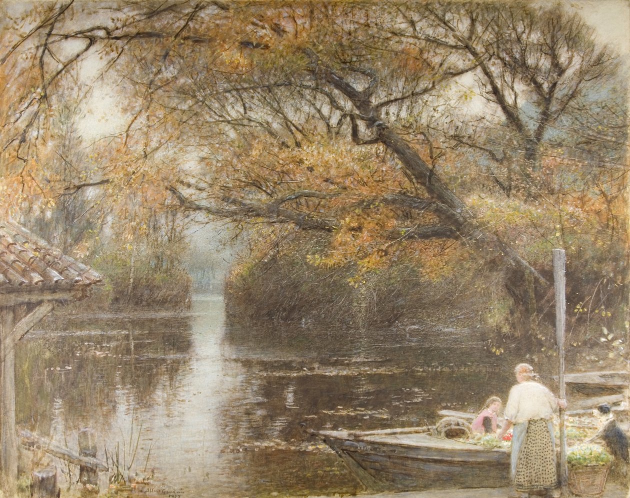 Lueur automnale - Albert Goodwin