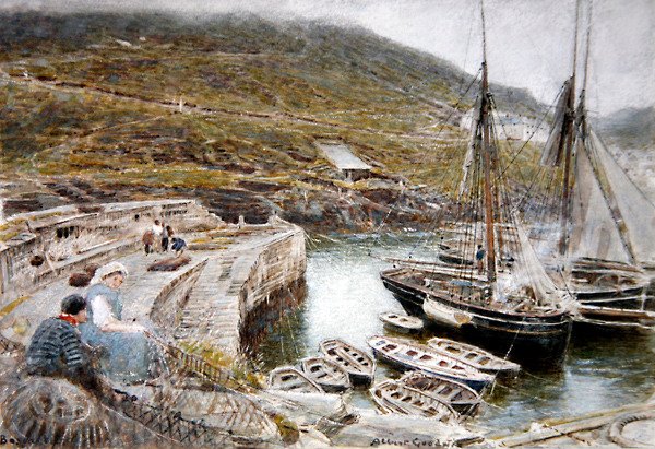 Boscastle - Albert Goodwin