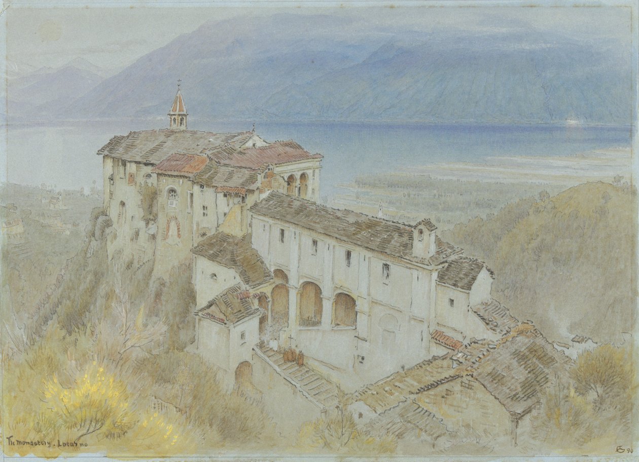Le Monastère, Locarno - Albert Goodwin