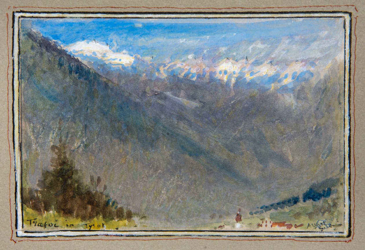 Trafoi au Tyrol - Albert Goodwin