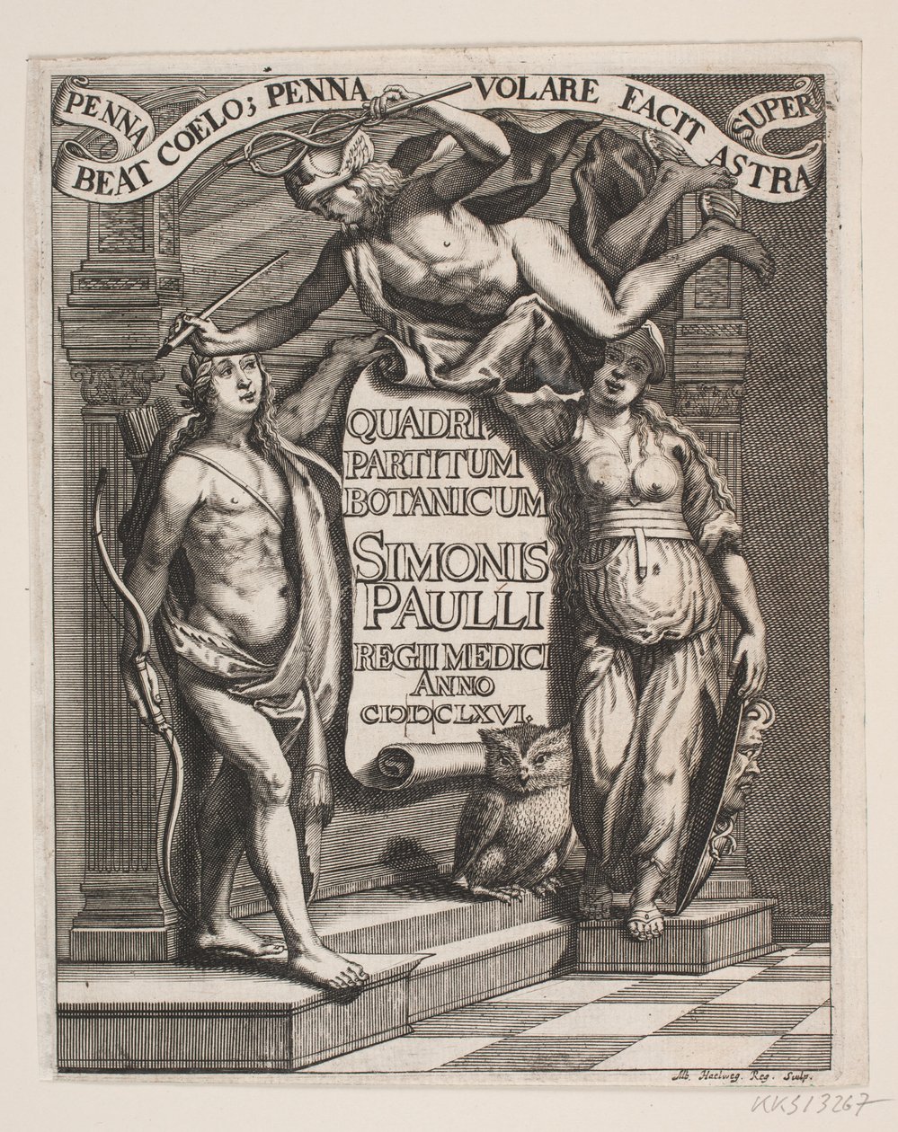 Page de titre de Simon Paulli, "Quadripartitum Botanicum", 1667 - Albert Haelwegh