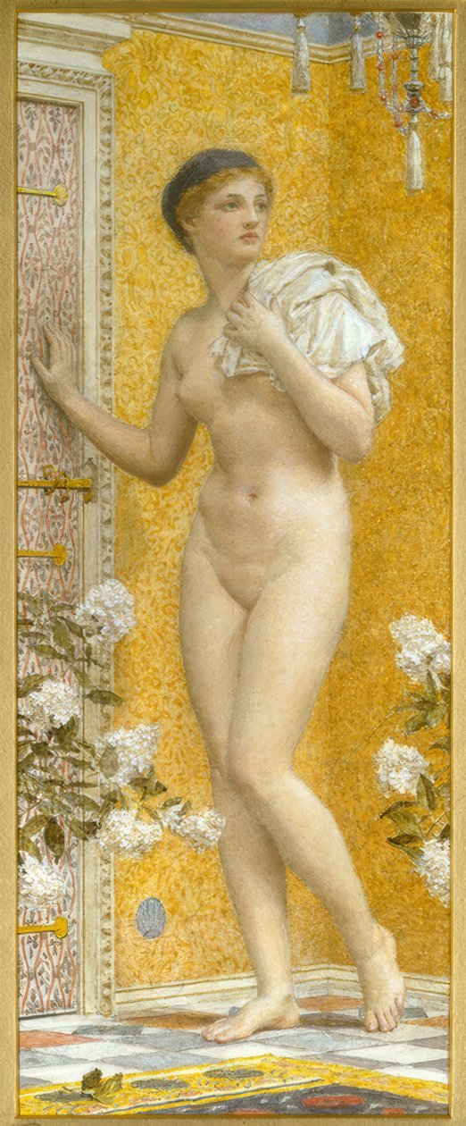 Une chambre jaune - Albert Joseph Moore