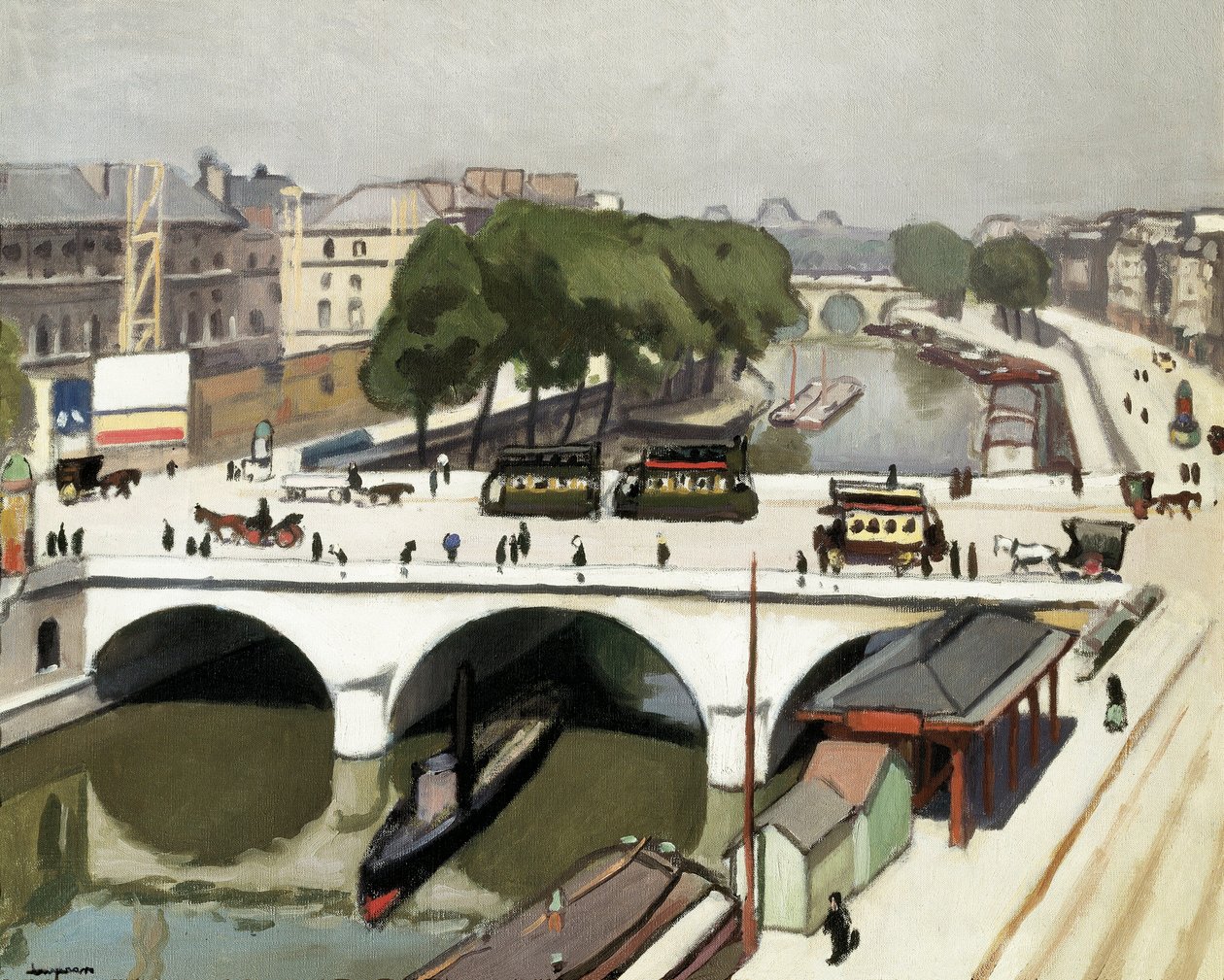 Le Pont Saint Michel à Paris - Albert Marquet