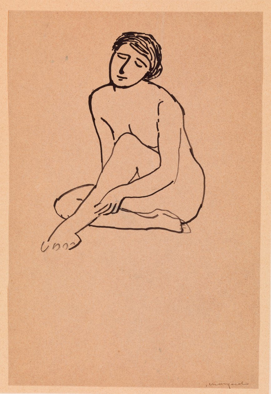 Femme nue assise - Albert Marquet