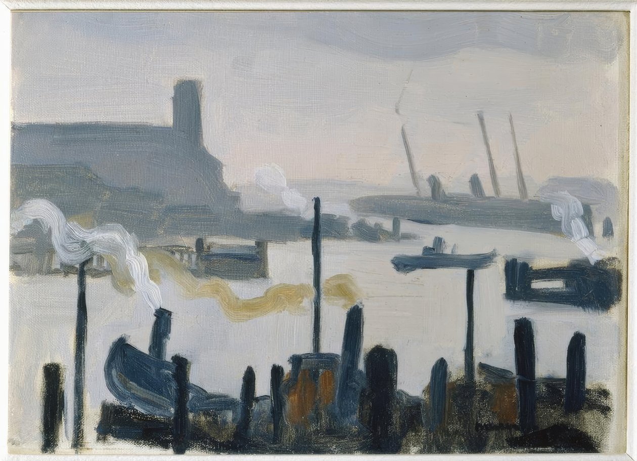 Port de Hambourg - Albert Marquet
