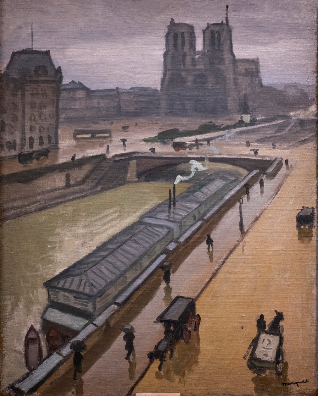 Regentag. Notre-Dame de Paris von Albert Marquet