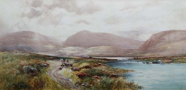 Paysage écossais, c.1910 - Albert Procter