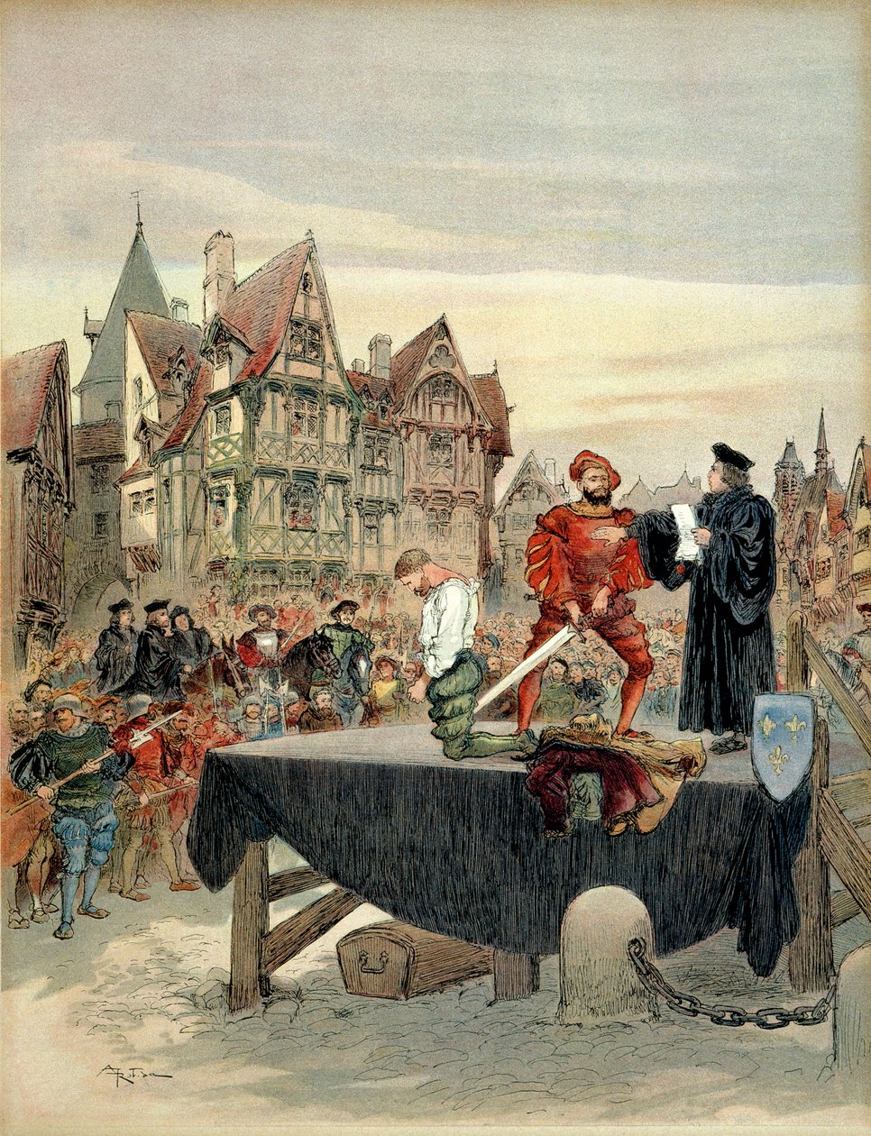 Jean de Poitiers, seigneur de Saint Vallier, capitaine des gardes de Charles de Bourbon gracié sur l